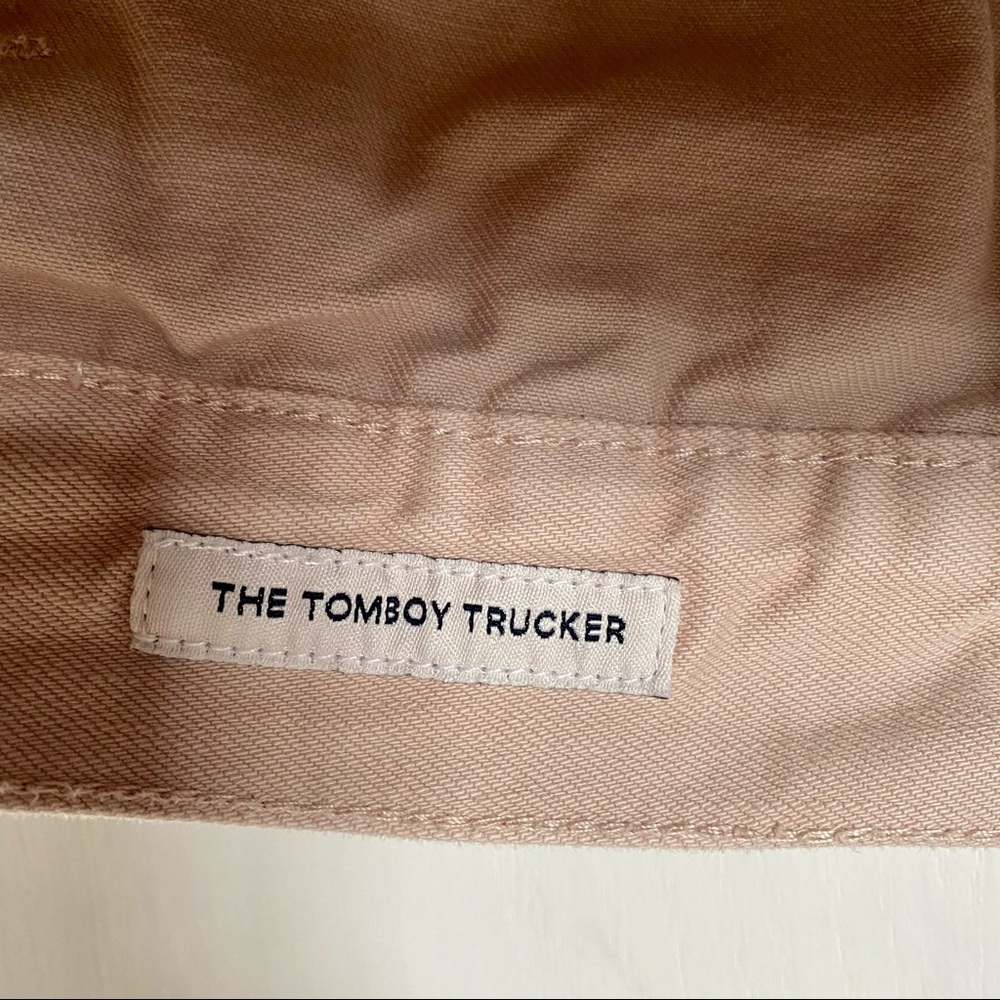 Lucky Brand Pink Tomboy Tucker Jean Jacket Size Small - Picture 6 of 6